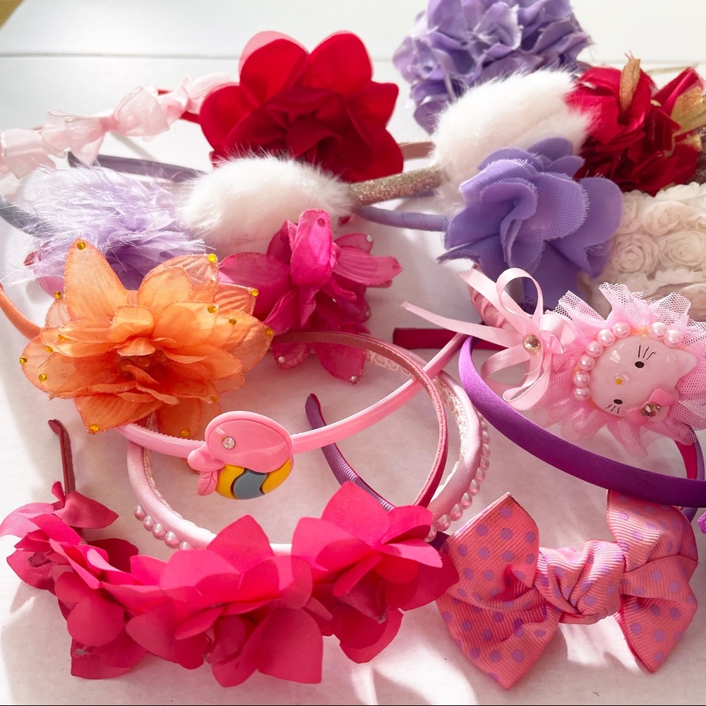 Beautiful Bundle of 21 pieces Girls HeadBands